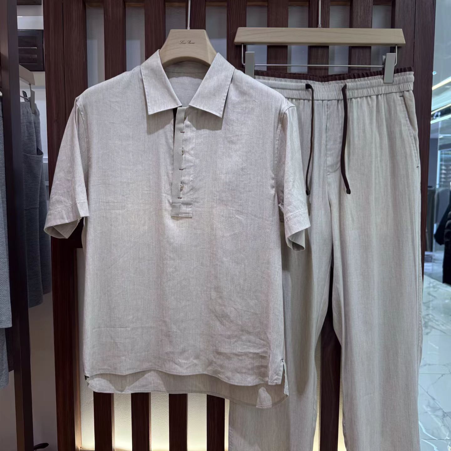 Summer casual luxurious high q - Short Linen Drawstring ulasan dan harga