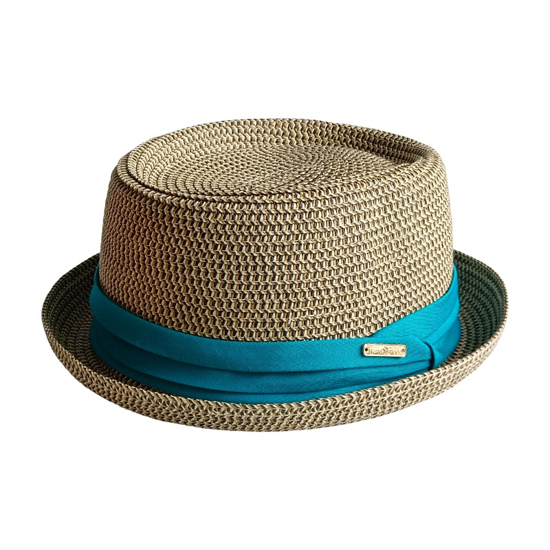 Men's Pork Pie Hat Tri-fold we - Bucket Hat Straw ulasan dan harga