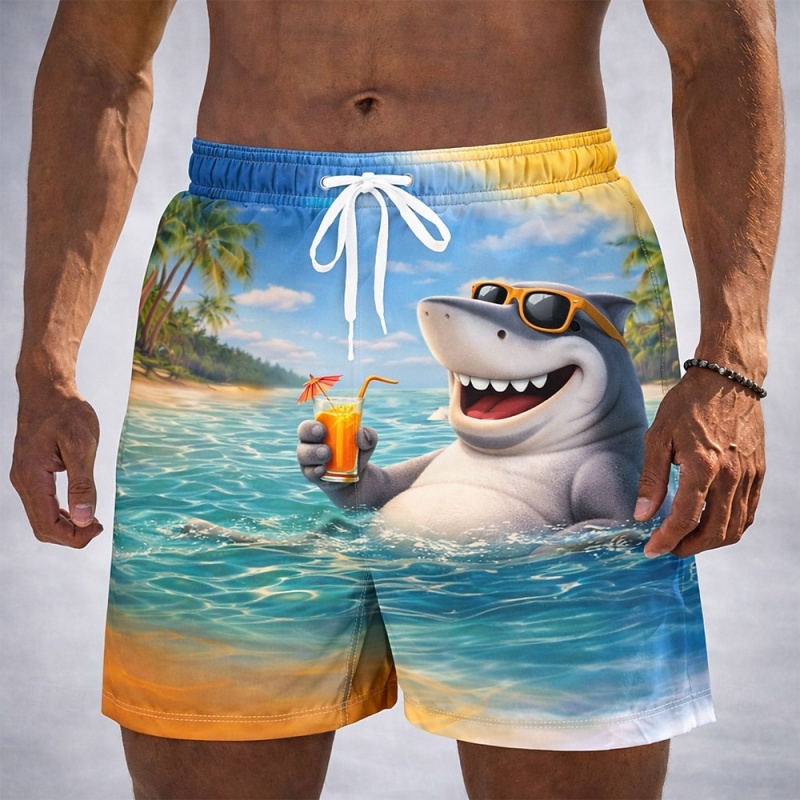 Funny Vacation Animal Graphic  - Trunks Board Surf ulasan dan harga