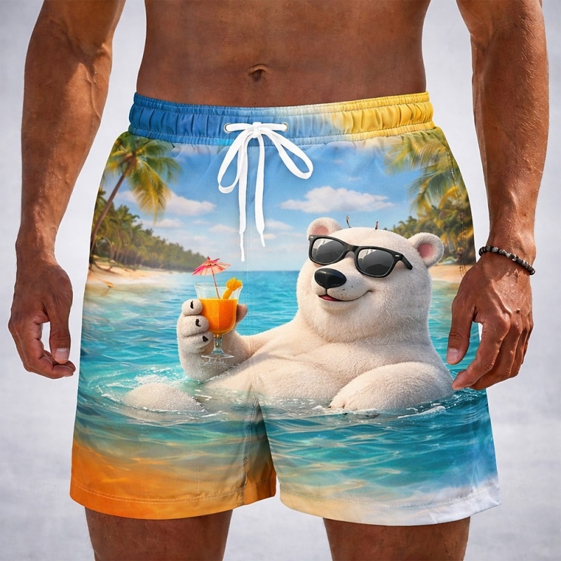 Funny Vacation Animal Graphic  - Trunks Board Surf ulasan dan harga