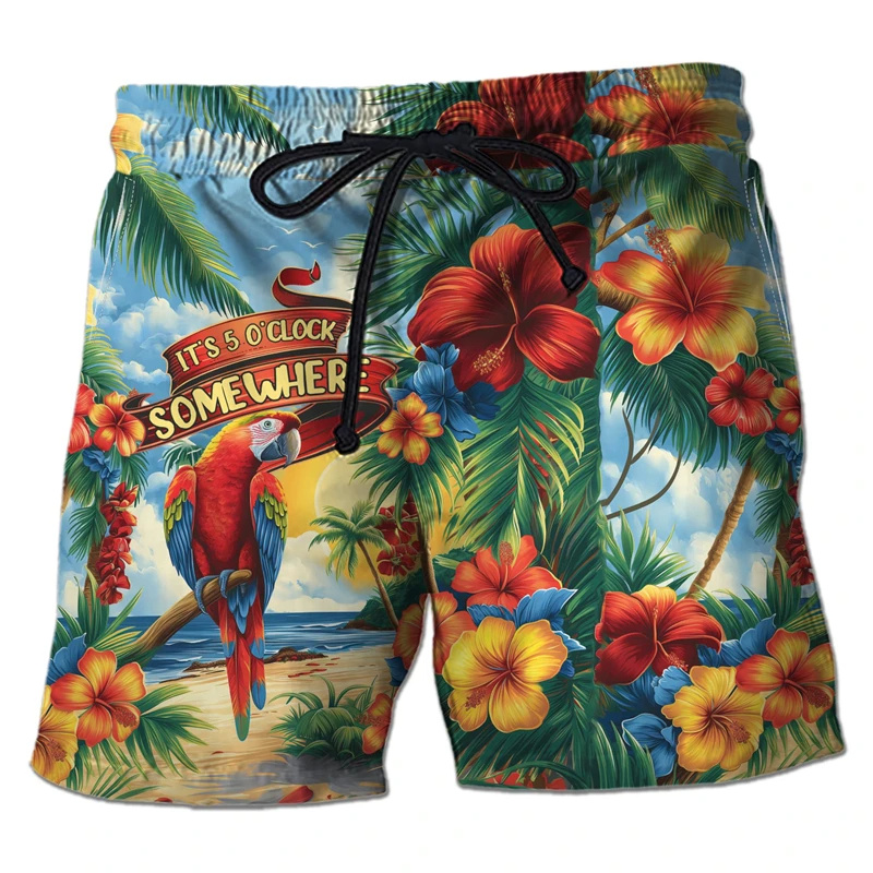 Parrot Toucan 3D Print Short P - Trunks Board Surf ulasan dan harga