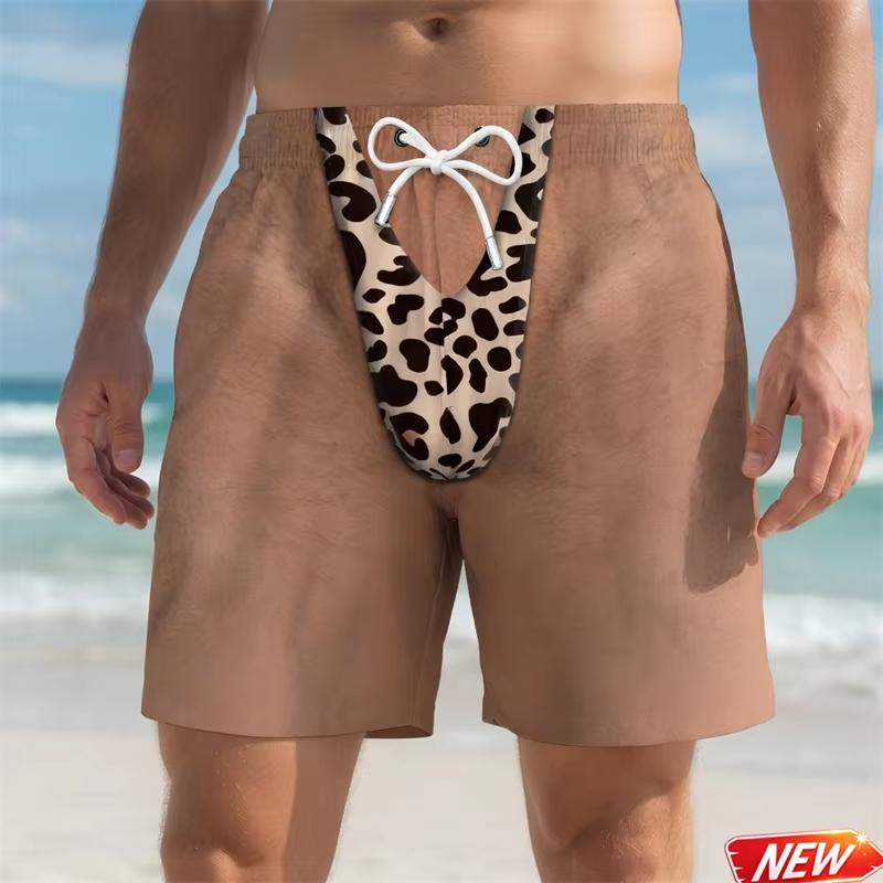 Funny Swim Trunks 3d Print Leo - Trunks Board Surf ulasan dan harga