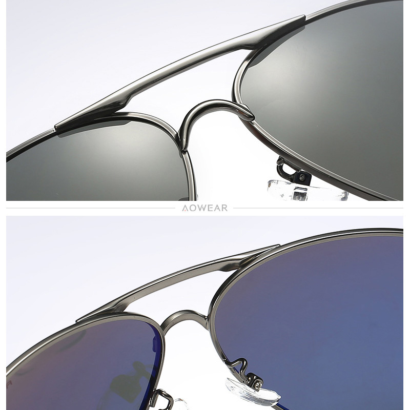 AOWEAR Men's Aviation Sunglass - Sunglasses Aviator Polarized ulasan dan harga