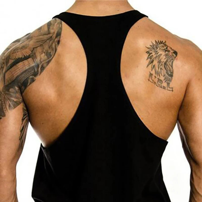 Summer Men Cotton Fitness Slee - Tank Top Muscle ulasan dan harga