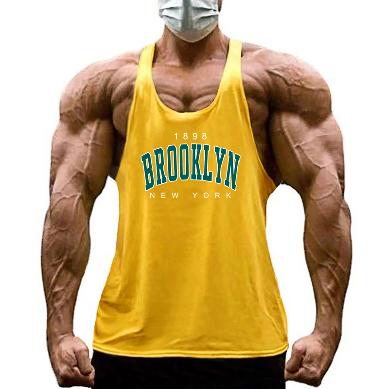 1898 Brooklyn New York Print S - Tank Top Muscle ulasan dan harga
