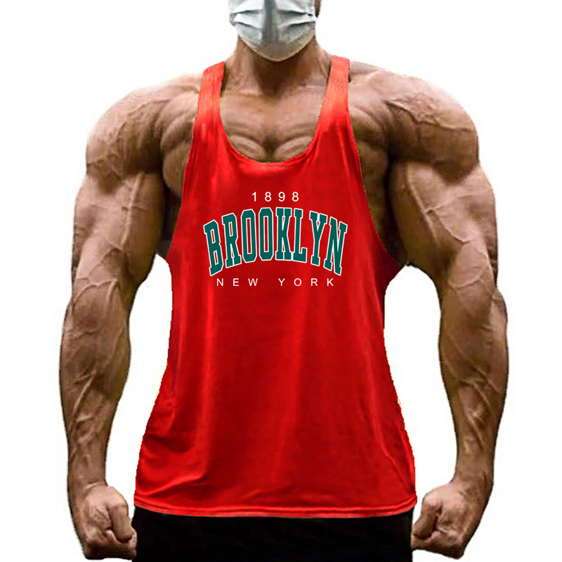 1898 Brooklyn New York Print S - Tank Top Muscle ulasan dan harga