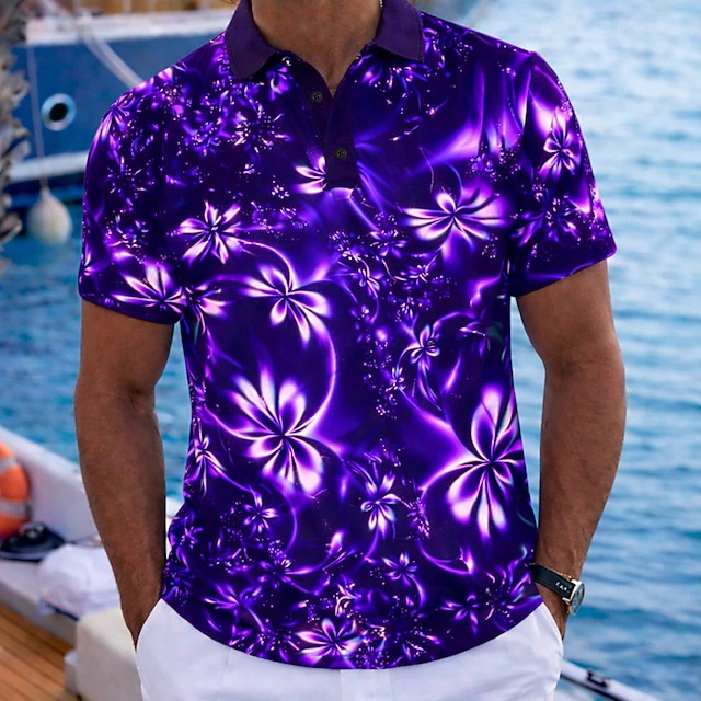 2026 Summer Resort‑Style Green - Resort Shirt Floral ulasan dan harga