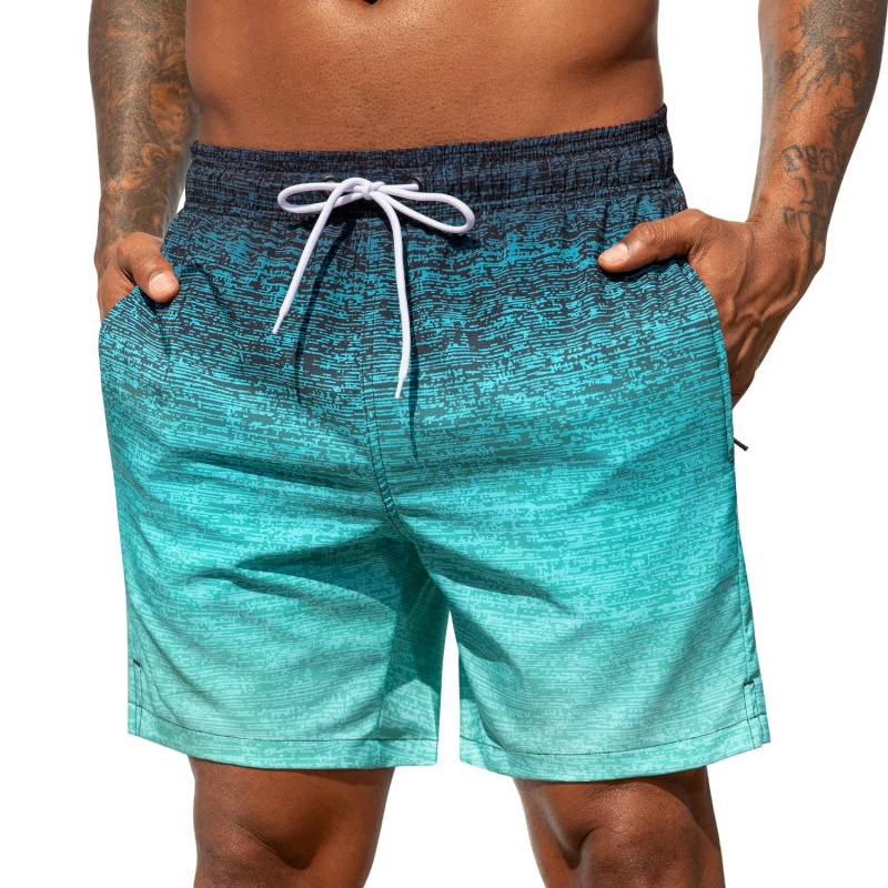 Trendy Ombre Striped Graphic S - Trunks Board Surf ulasan dan harga