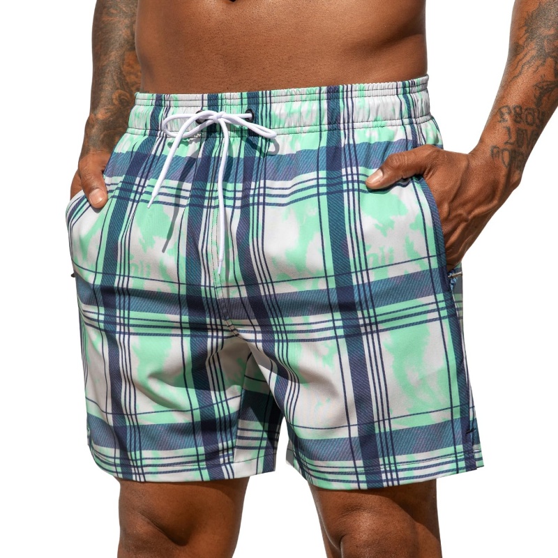Trendy Ombre Striped Graphic S - Trunks Board Surf ulasan dan harga
