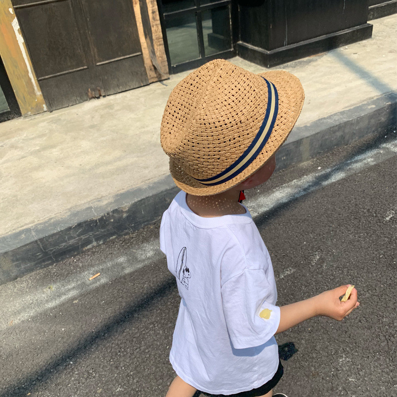 New Summer travel is a hit! In - Bucket Hat Straw ulasan dan harga