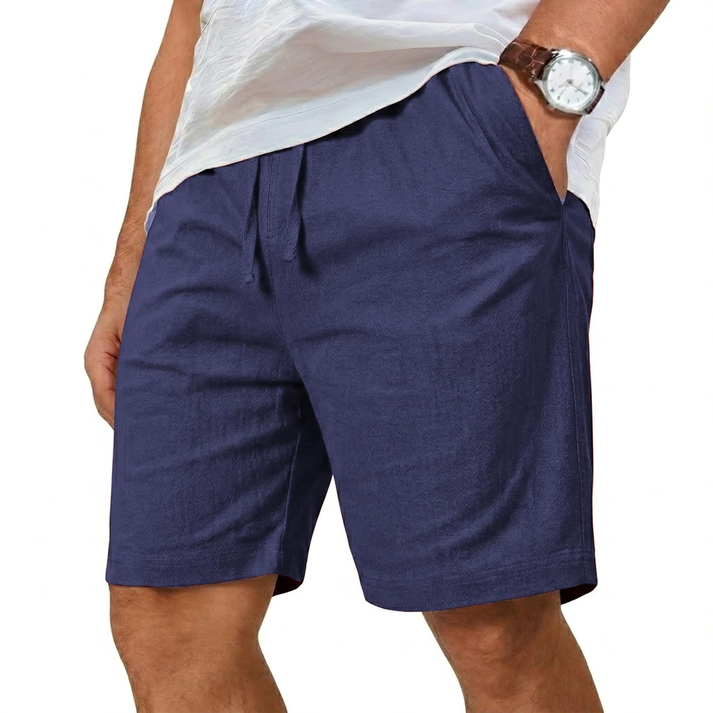 Oversized Cotton Linen Shorts  - Short Linen Drawstring ulasan dan harga