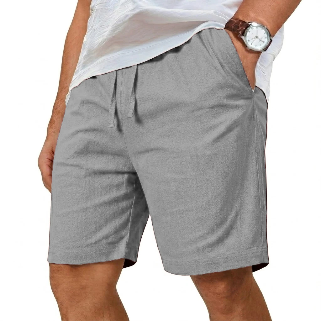 Oversized Cotton Linen Shorts  - Short Linen Drawstring ulasan dan harga