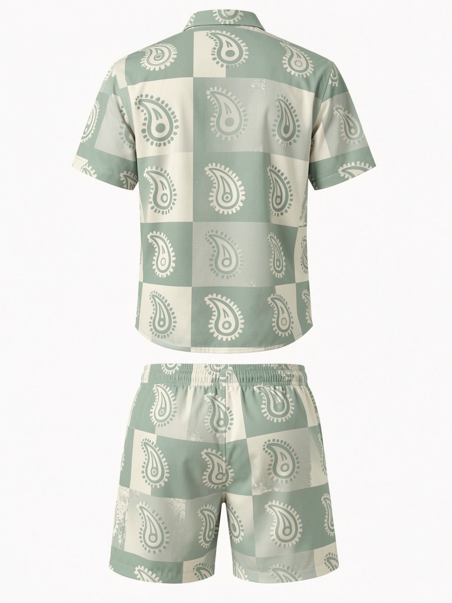 Mens Floral Short Sleeve Shirt - Resort Shirt Floral ulasan dan harga
